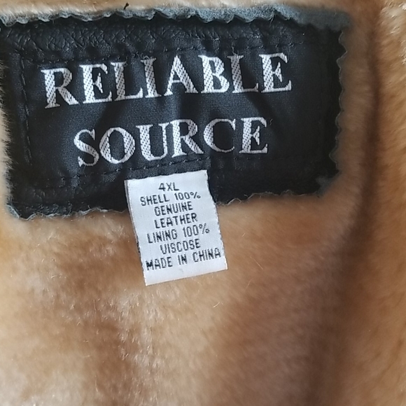 RELIABLE SOURCE - LEATHER BOMBER - Picture 6 of 7